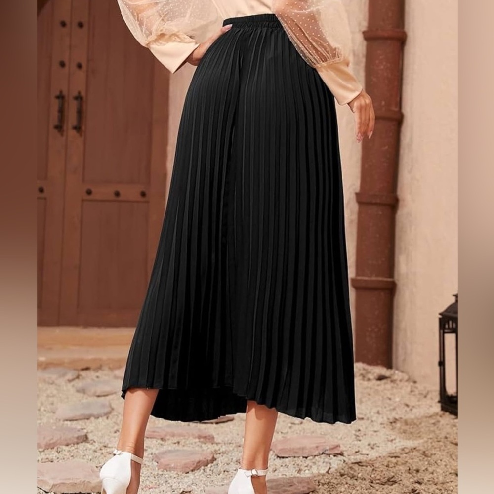 Studio West Black Long Skirt